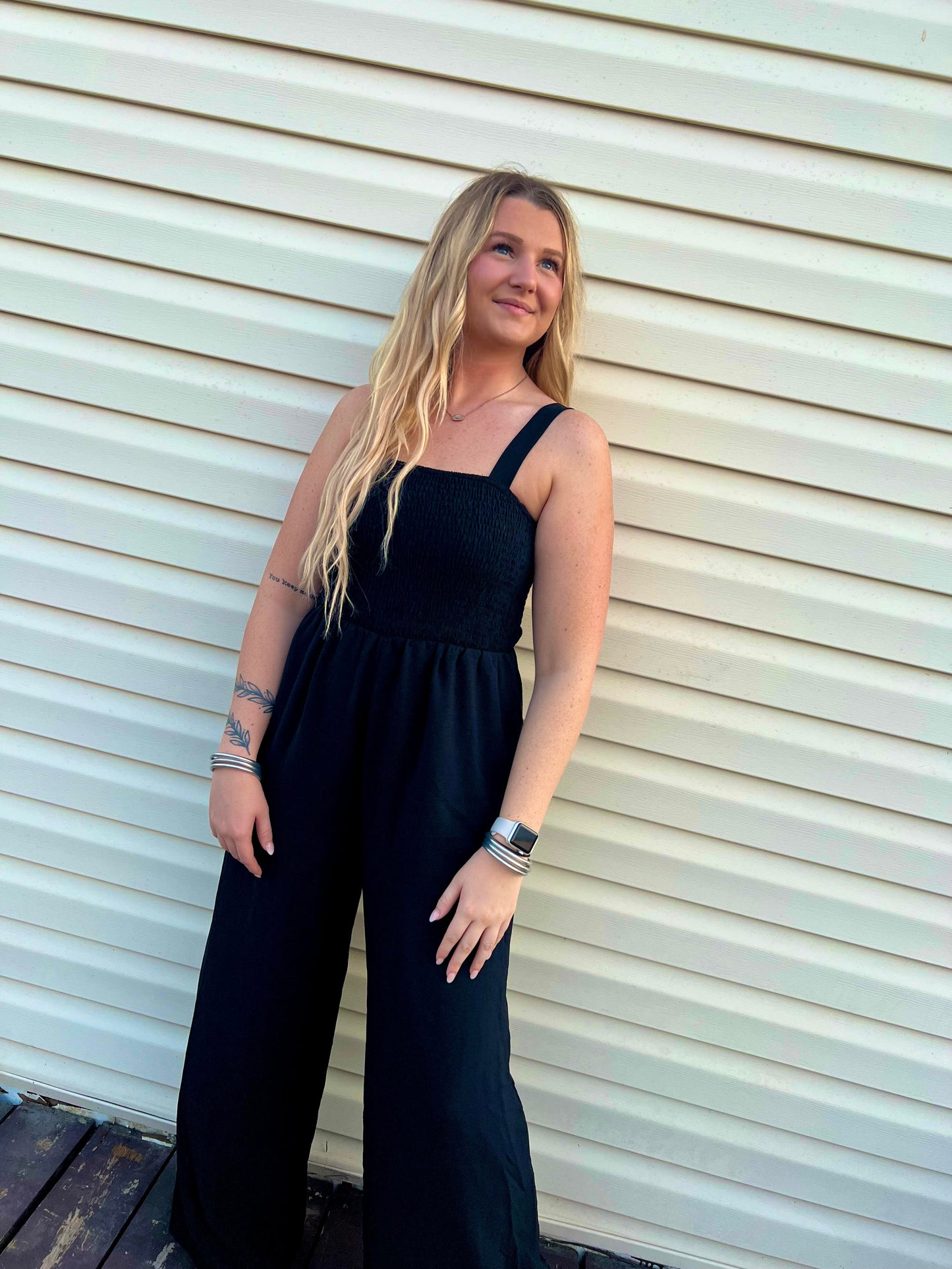 Black Wide Leg Jumpsuit